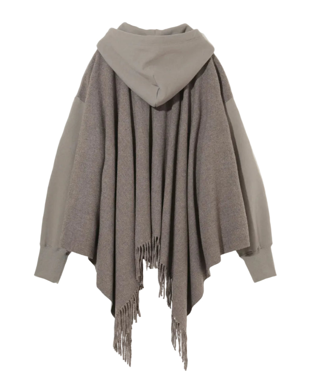 CAPE ZIP HOODIE_GREY UC2E8801