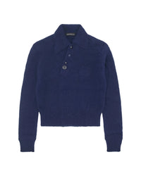 ANGORA NYLON KNIT SWEATER