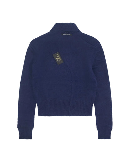 ANGORA NYLON KNIT SWEATER