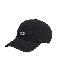 Y-3 COTTON DAD CAP_BLACK
