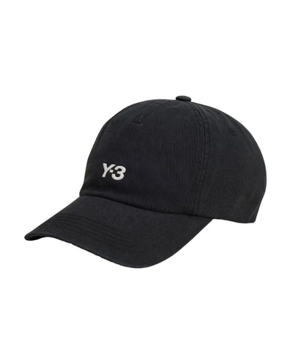 Y-3 COTTON DAD CAP_BLACK