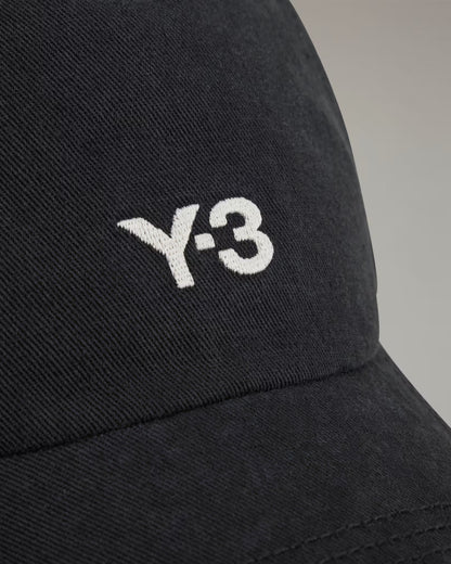 Y-3 COTTON DAD CAP_BLACK