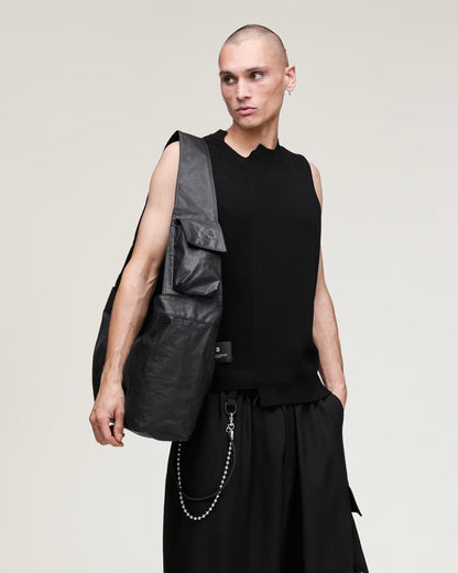 Y-3 NEWSPAPER BAG_BLACK