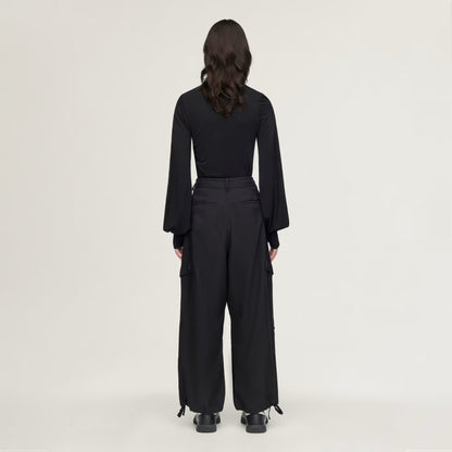 Y-3 SPORT ADAPTIVE 3 STRIPES TRACK TROUSERS_BLACK