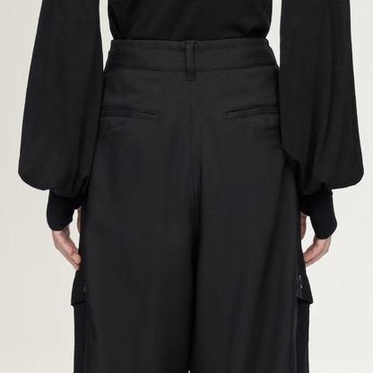 Y-3 SPORT ADAPTIVE 3 STRIPES TRACK TROUSERS_BLACK