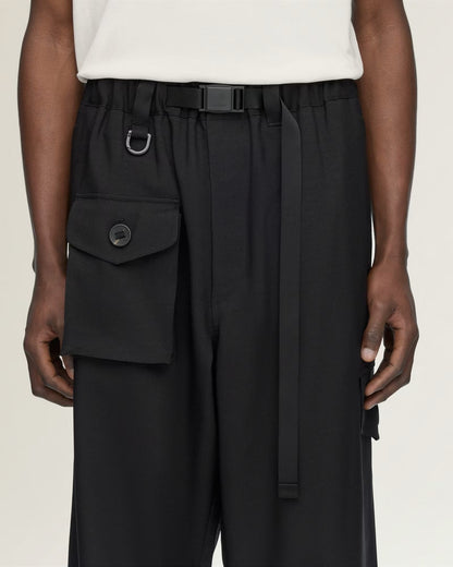Y-3 SPORT UNIFORM TAPERED PANTS_BLACK