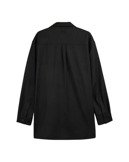 Y-3 WOOL ADAPTIVE OVERSHIRT_BLACK