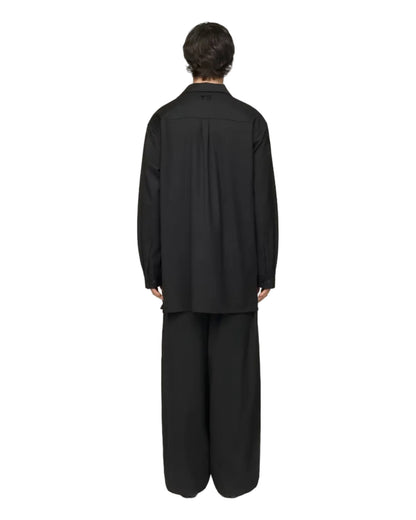 Y-3 WOOL ADAPTIVE OVERSHIRT_BLACK