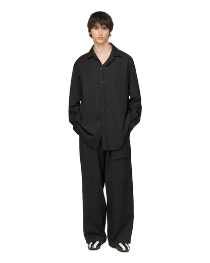 Y-3 WOOL ADAPTIVE OVERSHIRT_BLACK