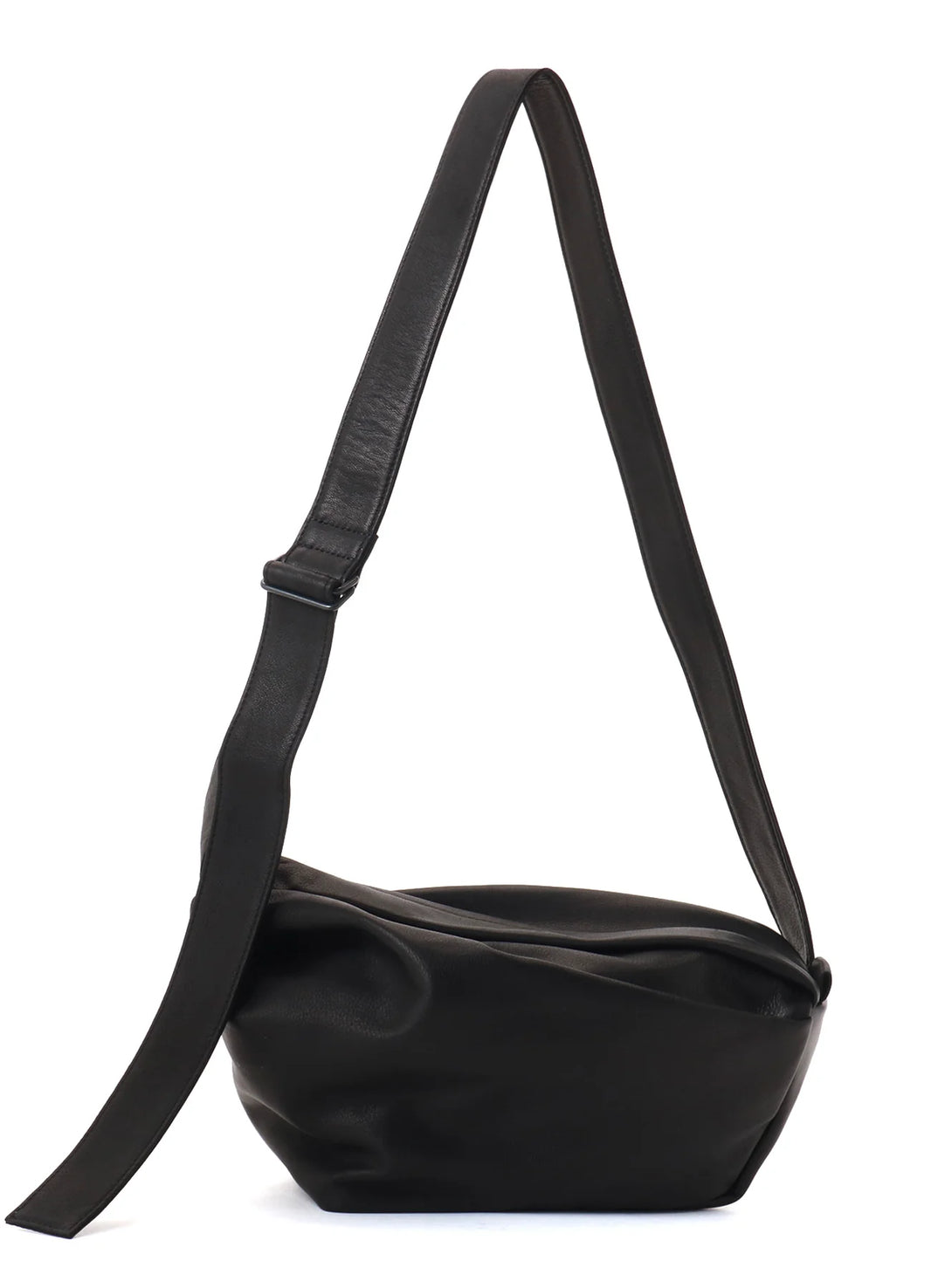 Y's WATER DYED SOFT LEATHER TUCK SHOULDER BAG S