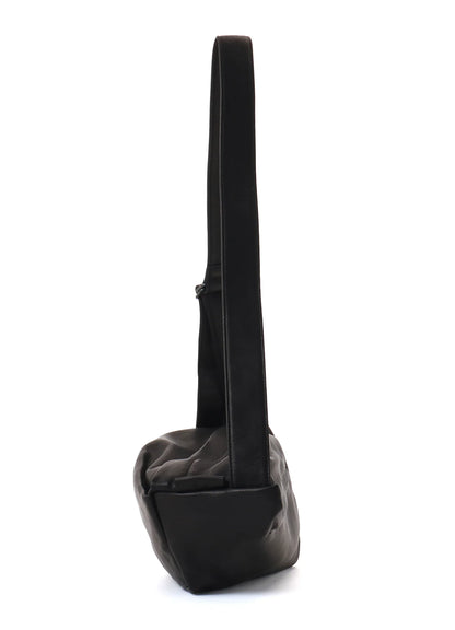 Y's WATER DYED SOFT LEATHER TUCK SHOULDER BAG S