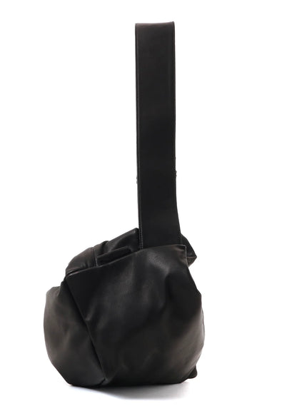 Y's WATER DYED SOFT LEATHER TUCK SHOULDER BAG L