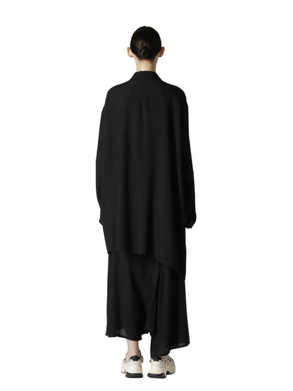 YOHJI YAMAMOTO Y's RY/NY GAUZE BIG JACKET_BLACK