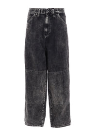 Y's 8OZ DENIM CHEMICAL WASH WORK PANTS
