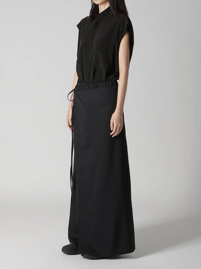 YOHJI YAMAMOTO Y's CU/DUNGAREE LIGHT TWILL BIG JACKET_BLACK