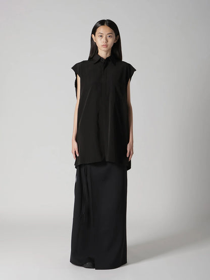 YOHJI YAMAMOTO Y's CU/DUNGAREE LIGHT TWILL BIG JACKET_BLACK