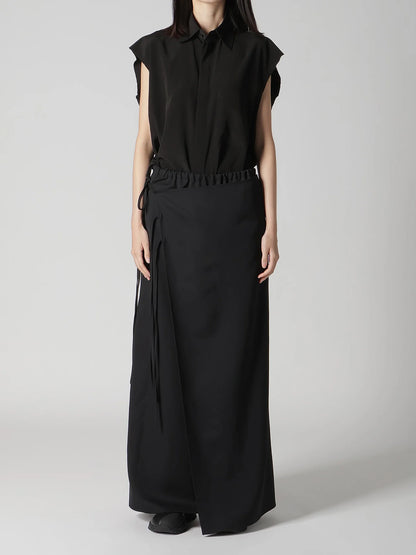YOHJI YAMAMOTO Y's CU/DUNGAREE LIGHT TWILL BIG JACKET_BLACK