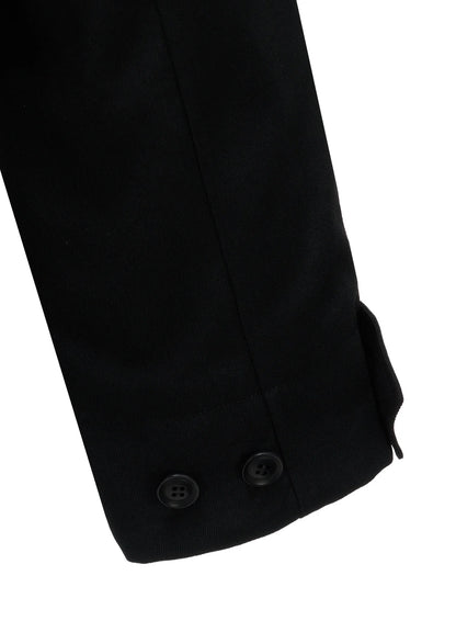 Y's WOOL GABARDINE 4 POCKET JACKET_BLACK
