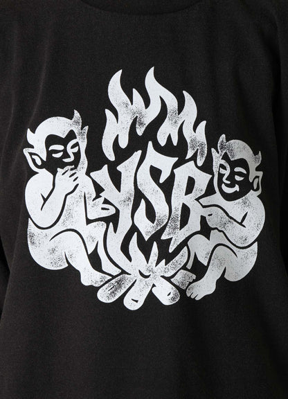 Y's....DEVIL PRINT T-SHIRT_BLACK