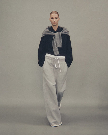 ENTIRE STUDIOS FULL SWEATPANT_GREY MARLE