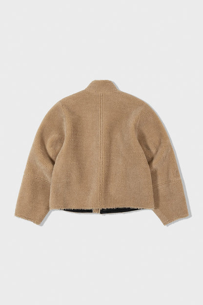 LOW CLASSIC SHORT SHEARLING REVERSIBLE COAT