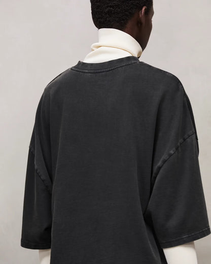 ENTIRE STUDIOS HEAVY BOXY TEE_WASHED BLACK