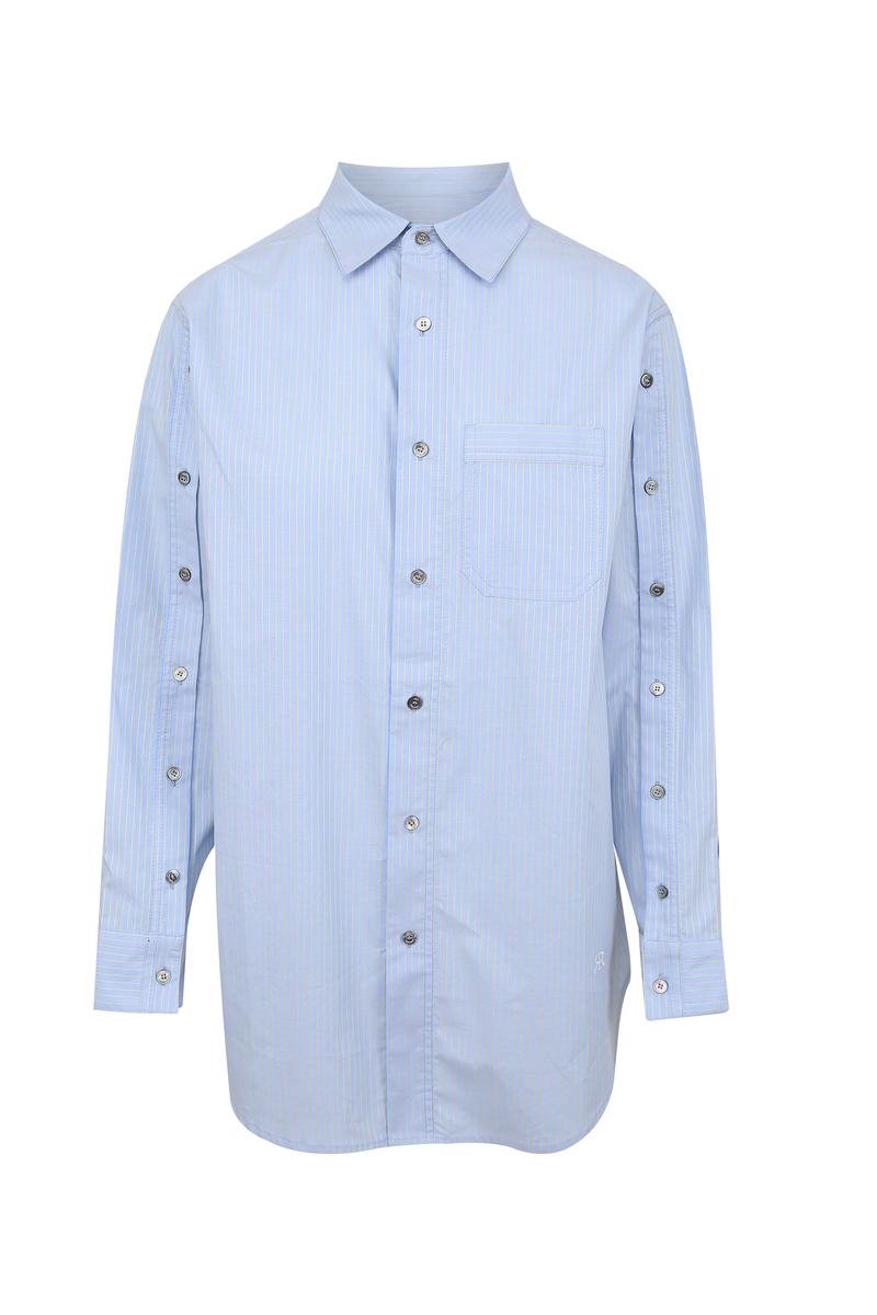 Rokh CT MULTI BUTTON DETAILED SHIRT Blue/Yellow