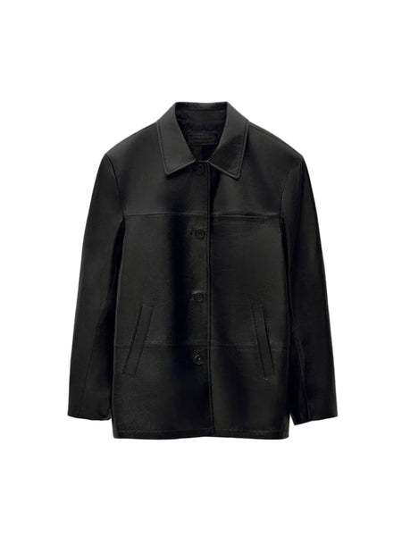 LOW CLASSIC REAL LEATHER JACKET_BLACK