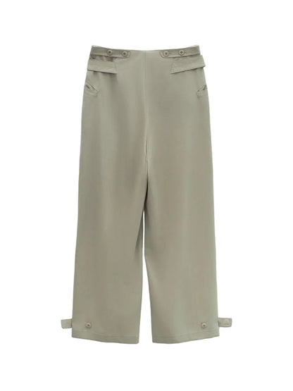 LOW CLASSIC DOUBLE WAIST TROUSERS_BEIGE
