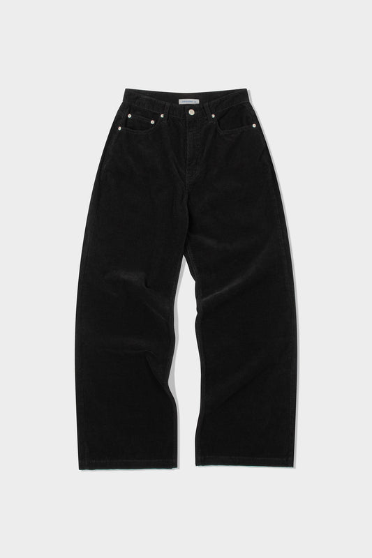 LOW CLASSIC CORDUROY LOOSE-FIT PANTS_BLACK