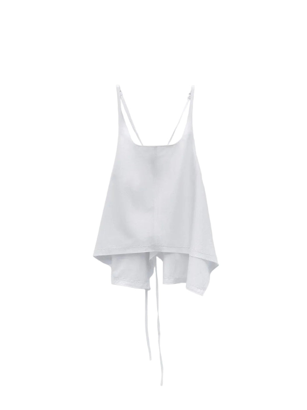 LOW CLASSIC FLARED SLEEVELESS TOP_WHITE