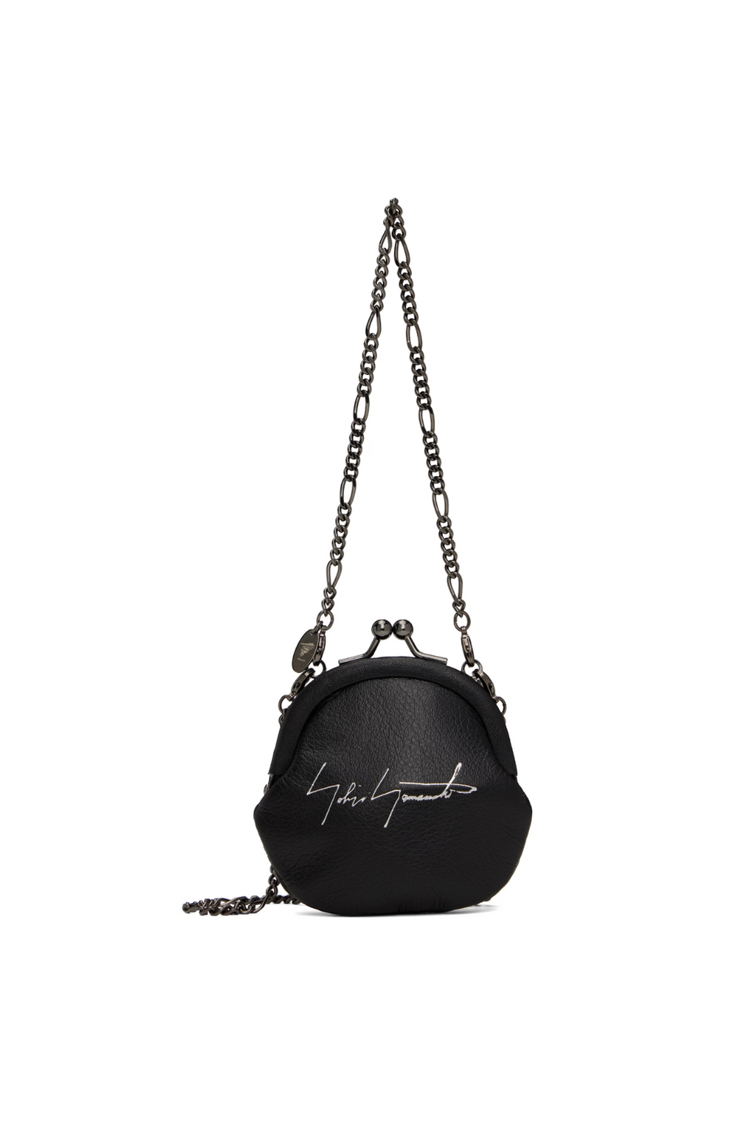 YOHJI YAMAMOTO DISCORD CLASP COIN POUCH _BLACK
