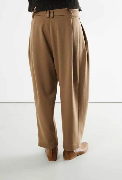 Hed Mayner 6 Pleat Pants Camel