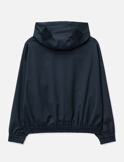 CHARLES JEFFREY LOVERBOY EARS KAGOOL DRAWSTRING HOODIE_BLUE