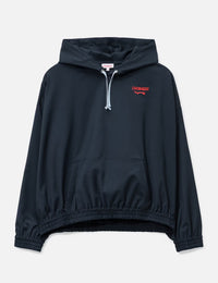 CHARLES JEFFREY LOVERBOY EARS KAGOOL DRAWSTRING HOODIE_BLUE