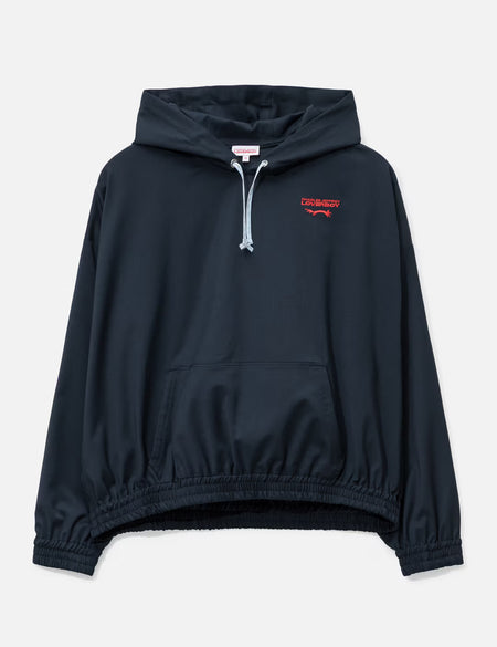 CHARLES JEFFREY LOVERBOY EARS KAGOOL DRAWSTRING HOODIE_BLUE