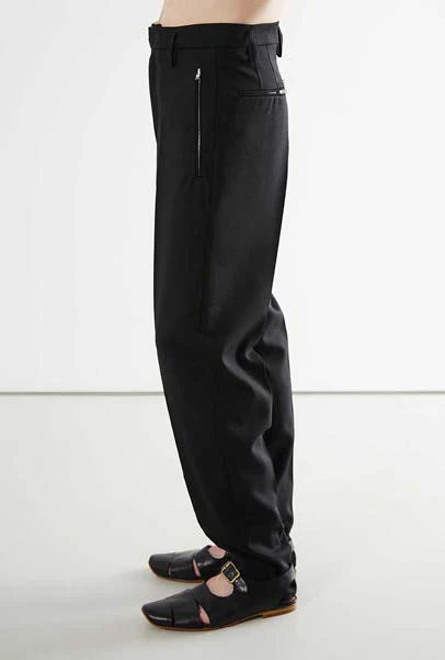 Hed Mayner Stirrup Trousers Black