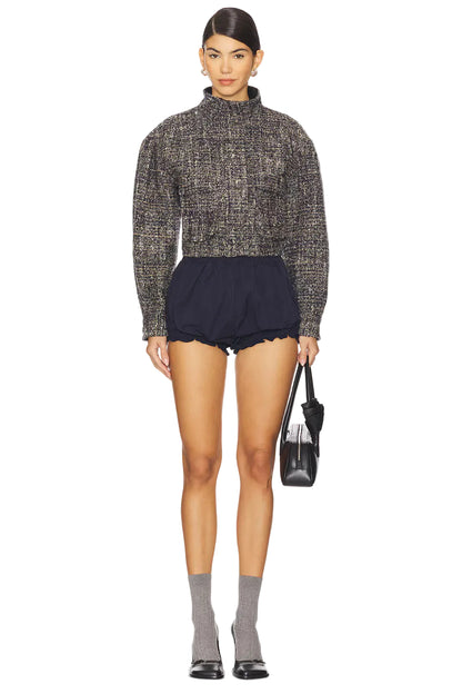 3D POCKET WIDE SLEEVE JACKET