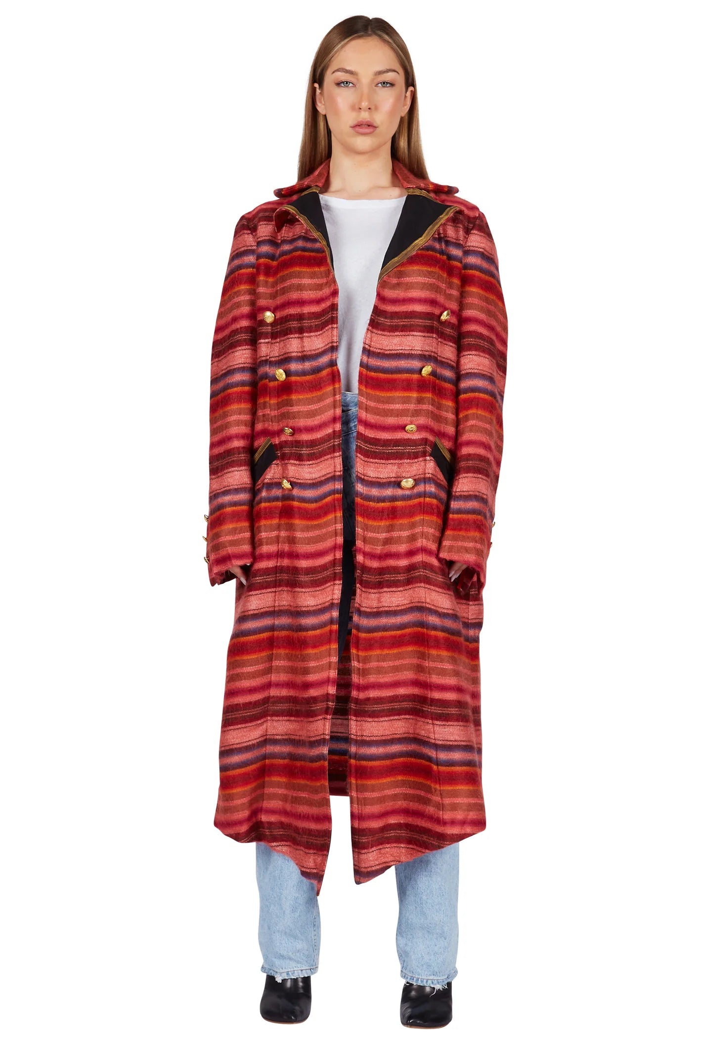 Greg Lauren Revolutionary Coat Red