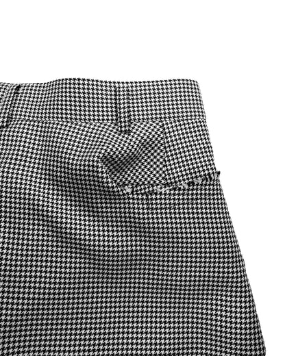 COMME DES GARÇONS COMME DES GARÇONS HOUNDSTOOTH PLEATED SKORT TROUSERS