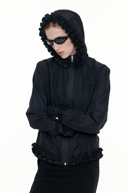 PLEATED RIBBON JACKET