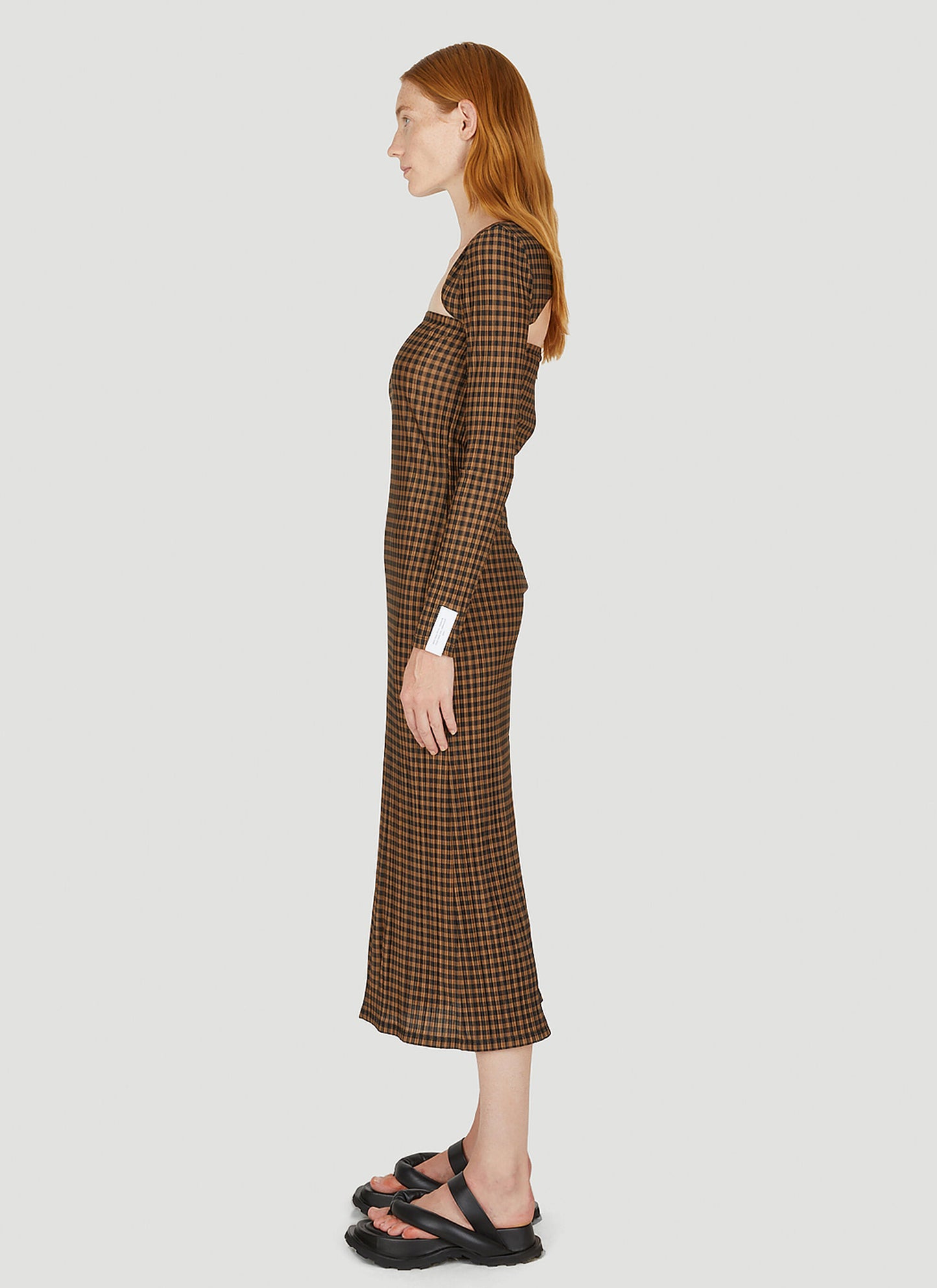 Rokh NL JERSEY DRESS W/ DETACHABLE SLEEVE