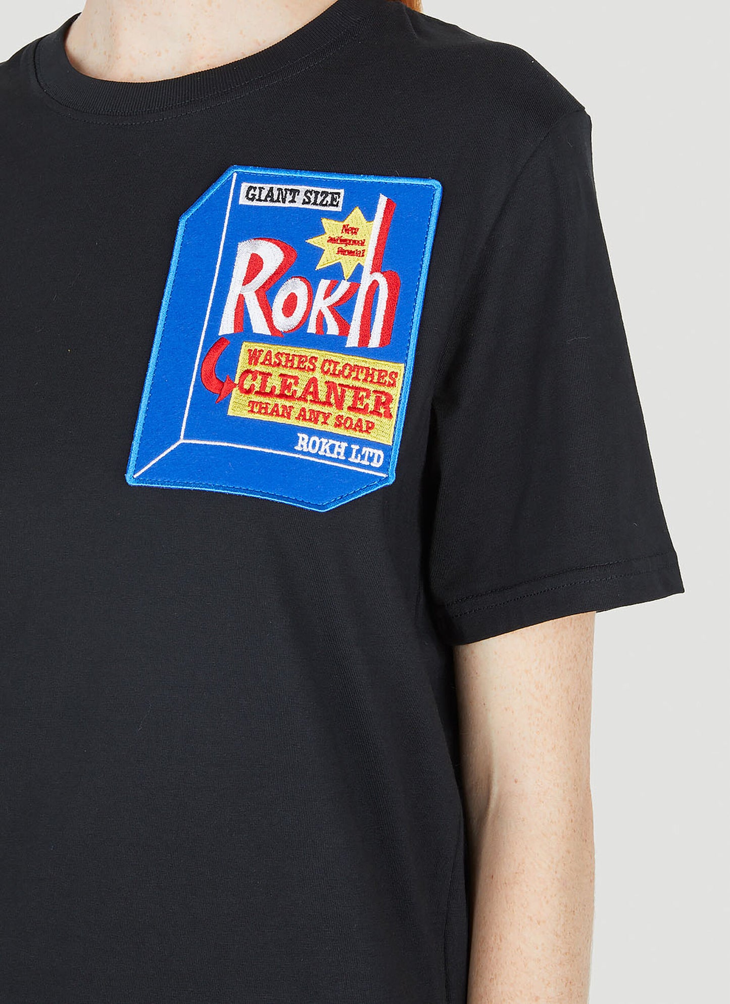 Rokh CT ROKH DETERGENT T-SHIRT Black