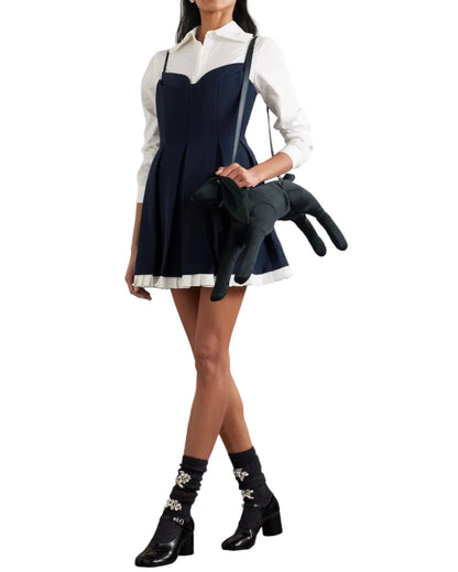 PLEATED CAMISOLE DRESS