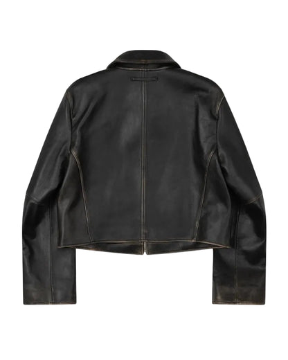 LOW CLASSIC REAL LEATHER JACKET_BLACK