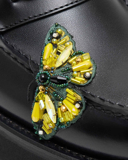BUT BEAUTIFUL SHOES BEADED BUTTERFLY LOAFERS