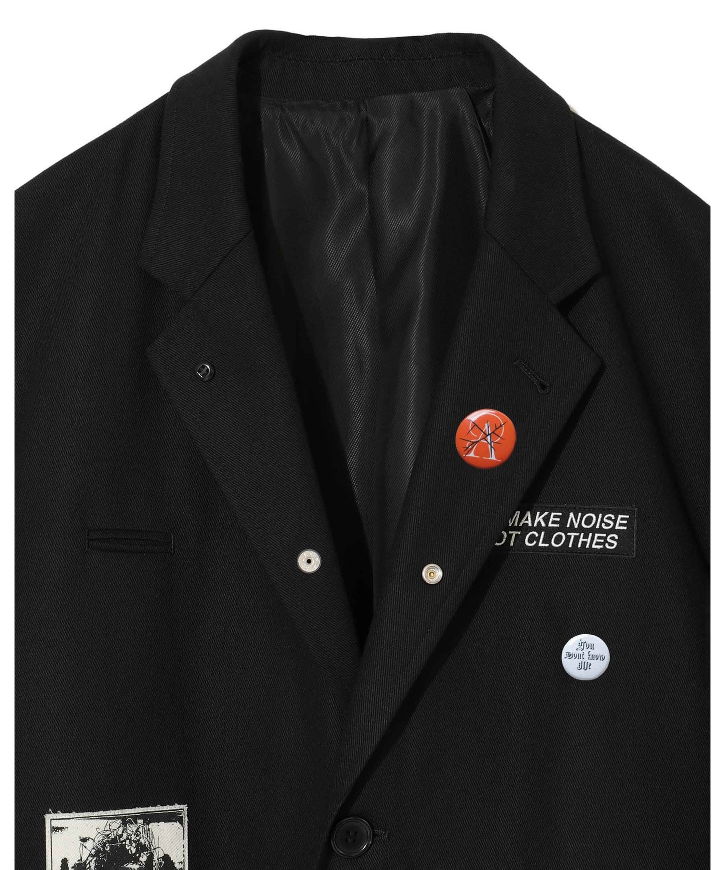 UNDERCOVER SINGLE BREASTED COAT UP2E4301